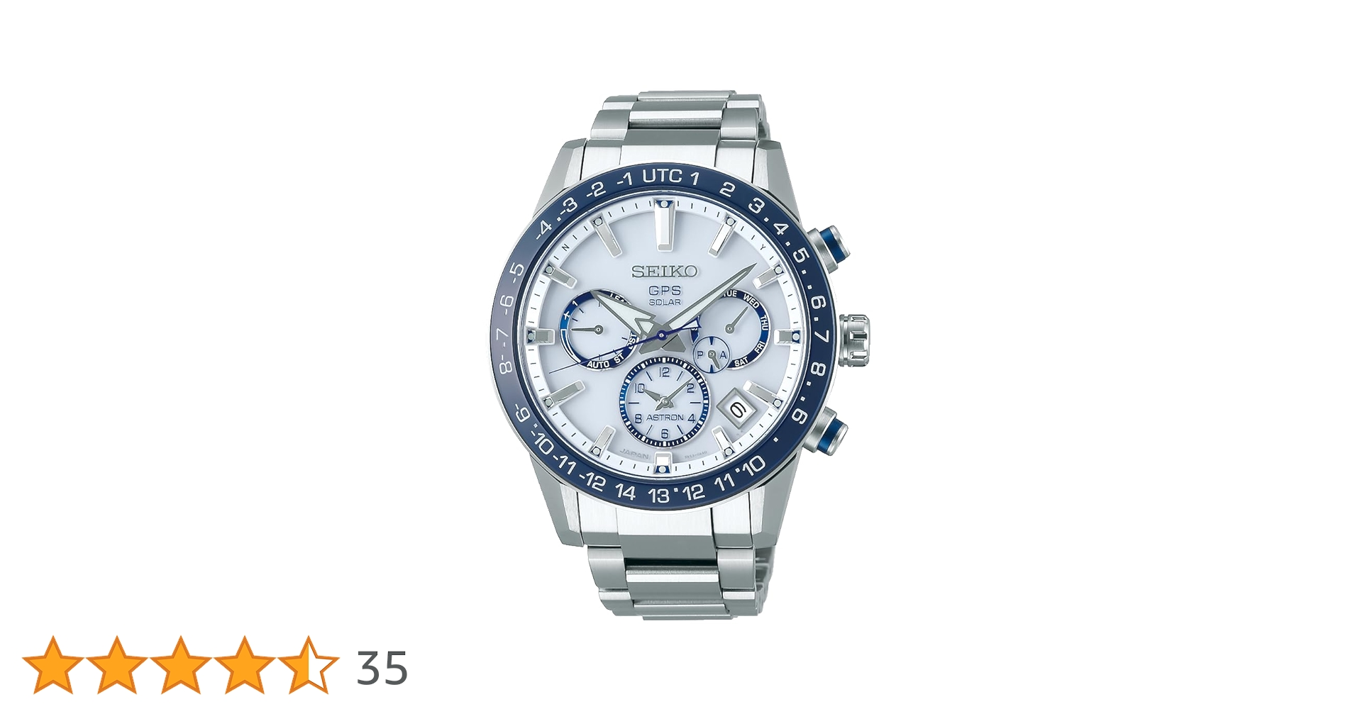 いろはす SEIKO アストロン第三世代SBXC013 白ダイヤルと青いベゼルの綺麗な時計』 セイコー アストロン